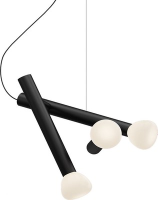 Потолочный светильник Kinklight Риволи 07722-60.19 (черный) - фото