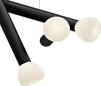 Потолочный светильник Kinklight Риволи 07722-60.19 (черный)