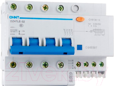 Дифференциальный автомат Chint DZ47LE-32 / 199642 - фото