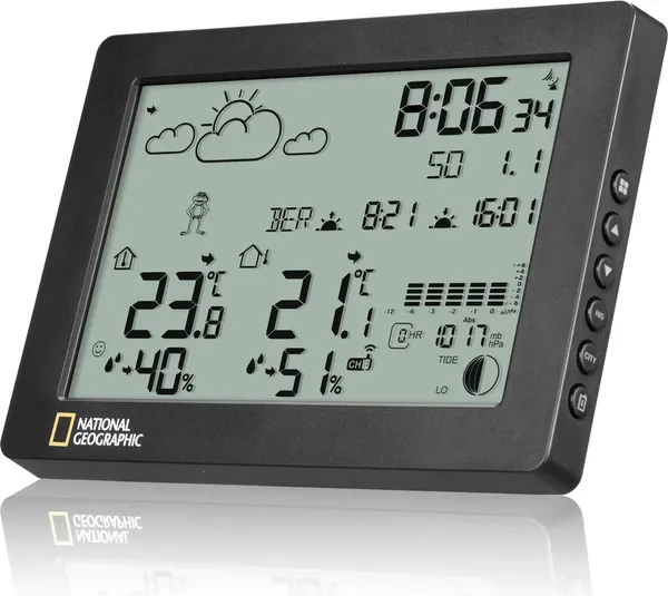 Метеостанция цифровая Bresser National Geographic BaroTemp / 9070110