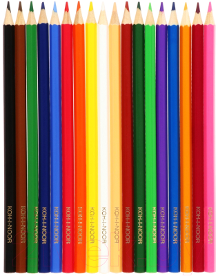 Набор цветных карандашей Koh-i-Noor Racoon / 3553018059KS