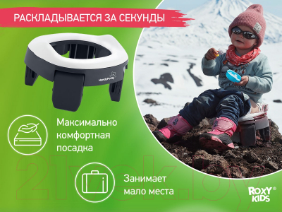 Дорожный горшок ROXY-KIDS HandyPotty / HP-250GT