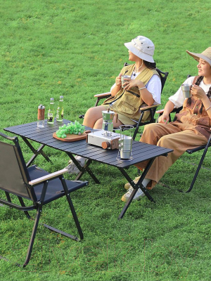 Стол складной Happy Home HH-048 (черный)