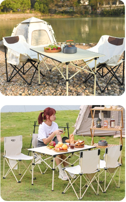 Стол складной Happy Home HH-049 (бежевый)