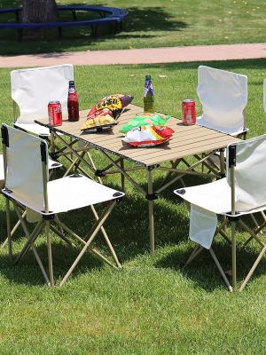 Стол складной Happy Home HH-049 (бежевый)