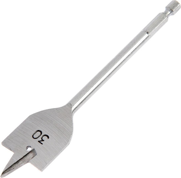 Сверло Tundra Перовое шестигранный хвостовик по дереву 30x152мм / 1032501 - фото