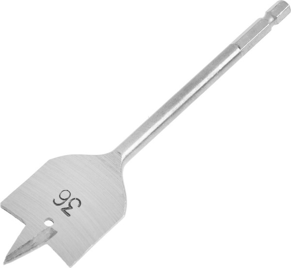 Сверло Tundra Перовое шестигранный хвостовик по дереву 36x152мм / 1032504 - фото