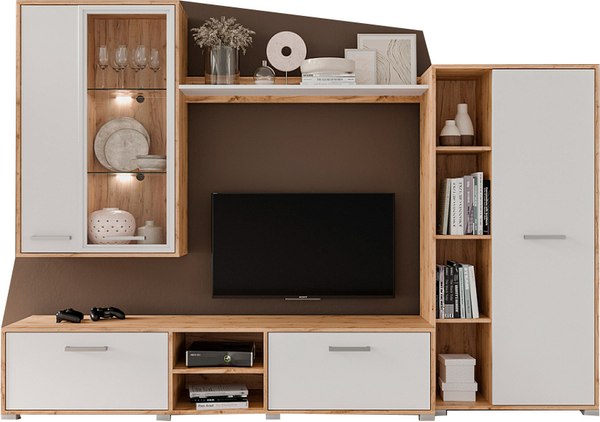 Стенка Black Red White Акант - фото