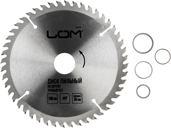 Пильный диск LOM 5239766 - фото