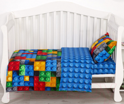 Комплект постельный для малышей АртПостель Леголэнд 130 - фото