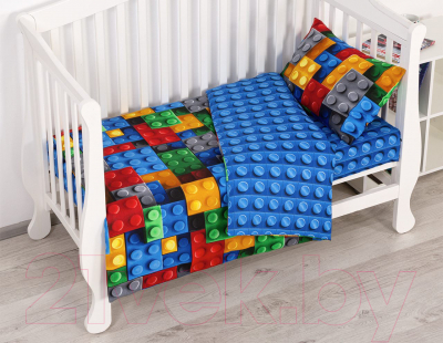 Комплект постельный для малышей АртПостель Леголэнд 130
