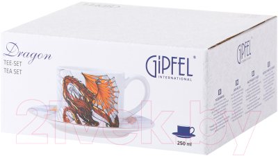 Чашка с блюдцем Gipfel Dragon 42944