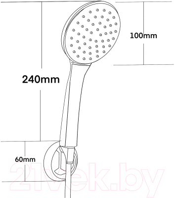 Душевой гарнитур Voda VS100
