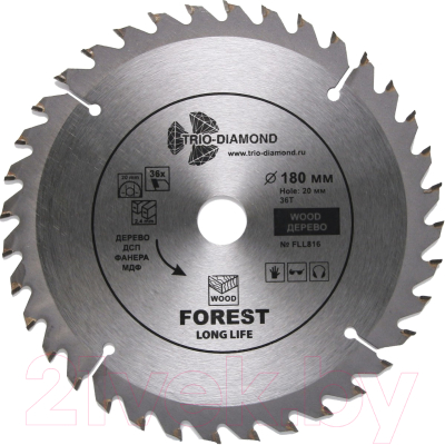 Пильный диск Trio Diamond FLL816 - фото