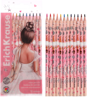 Набор цветных карандашей Erich Krause Pointes / 61808 - фото