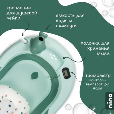 Ванночка детская NINO Dolphin BBT061
