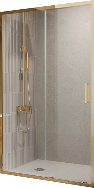 Душевая дверь BelBagno LUCE-BF-1-120-C-ORO - фото