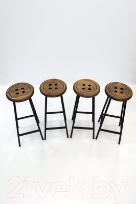 Табурет барный Stal-Massiv Button-65