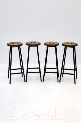 Табурет барный Stal-Massiv Button-65