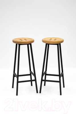 Табурет барный Stal-Massiv Button-65