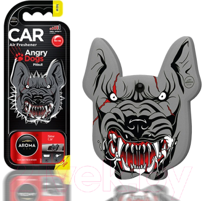 Ароматизатор автомобильный Aroma Car Angry Dogs New Car