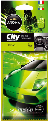 Ароматизатор автомобильный Aroma Car City Card Lemon - фото
