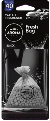 Ароматизатор автомобильный Aroma Car Fresh Bag Black - фото
