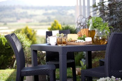 Стол пластиковый Keter Melody / 255809 (графит)