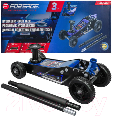 Подкатной домкрат Forsage F-T830036 - фото