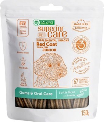Лакомство для собак Nature's Protection SC Red Coat Gums & Oral Care / KIKNPSC47658 - фото