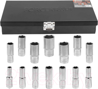 Набор головок слесарных ForceKraft FK-4143-5 - фото