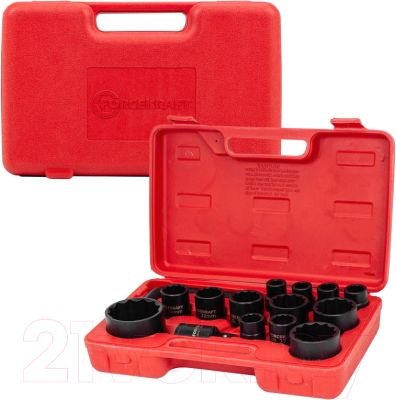 Набор головок слесарных ForceKraft FK-6154-5MPB - фото