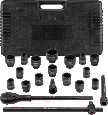 Набор головок слесарных ForceKraft FK-6213-9MPB - фото