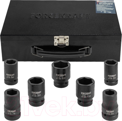 Набор головок слесарных ForceKraft FK-8072-5MPB - фото