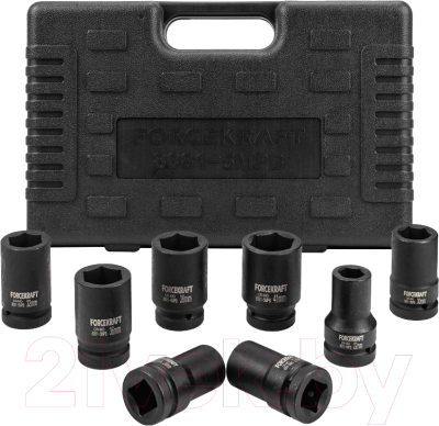 Набор головок слесарных ForceKraft FK-8081-5MPB - фото