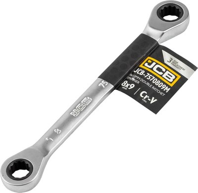 Гаечный ключ JCB Комбинированный трещоточный / 7570809M