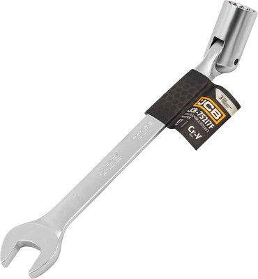 Гаечный ключ JCB Рожково-торцевой шарнирный / 75217F - фото