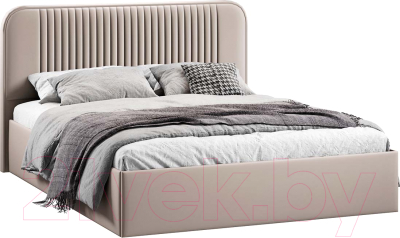 Двуспальная кровать ТриЯ Тиффани Тип 1 c ПМ 160x200 - фото