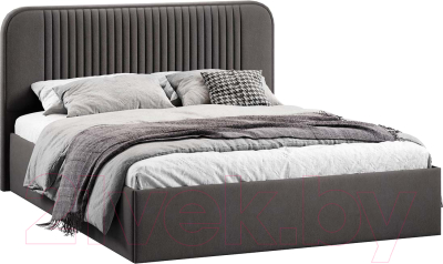 Двуспальная кровать ТриЯ Тиффани Тип 1 c ПМ 160x200 - фото