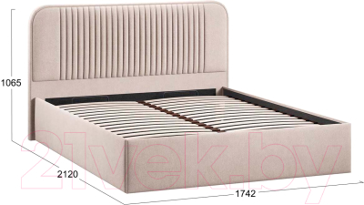 Двуспальная кровать ТриЯ Тиффани Тип 1 c ПМ 160x200