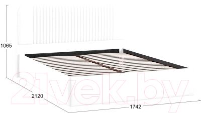 Двуспальная кровать ТриЯ Тиффани Тип 1 c ПМ 160x200