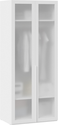 Шкаф-пенал ТриЯ Порто СМ-393.07.009 с 2 дверями со стеклом - фото