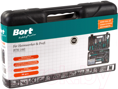 Универсальный набор инструментов Bort BTK-160