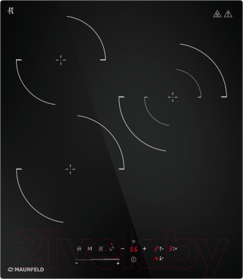 Электрическая варочная панель Maunfeld CVCE453SDBK - фото