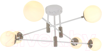 Потолочный светильник Mirastyle SL-41986/6 WT+Satin - фото