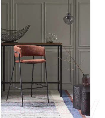 Стул барный Bergenson Bjorn Helning / BB0000661 (терракотовый)