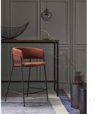Стул барный Bergenson Bjorn Helning / BB0000659 (терракотовый)