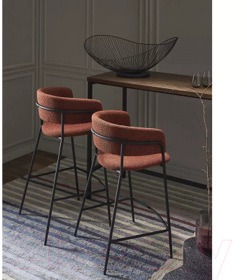 Стул барный Bergenson Bjorn Helning / BB0000659 (терракотовый)