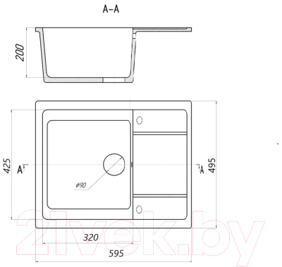 Мойка кухонная Wisent WB19-10