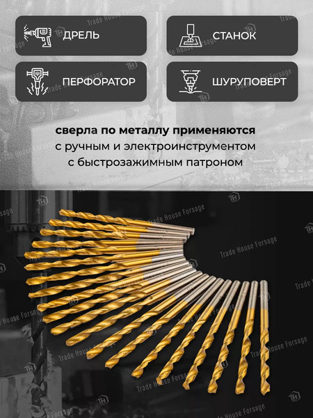 Сверло Forstime По металлу FT-924U93